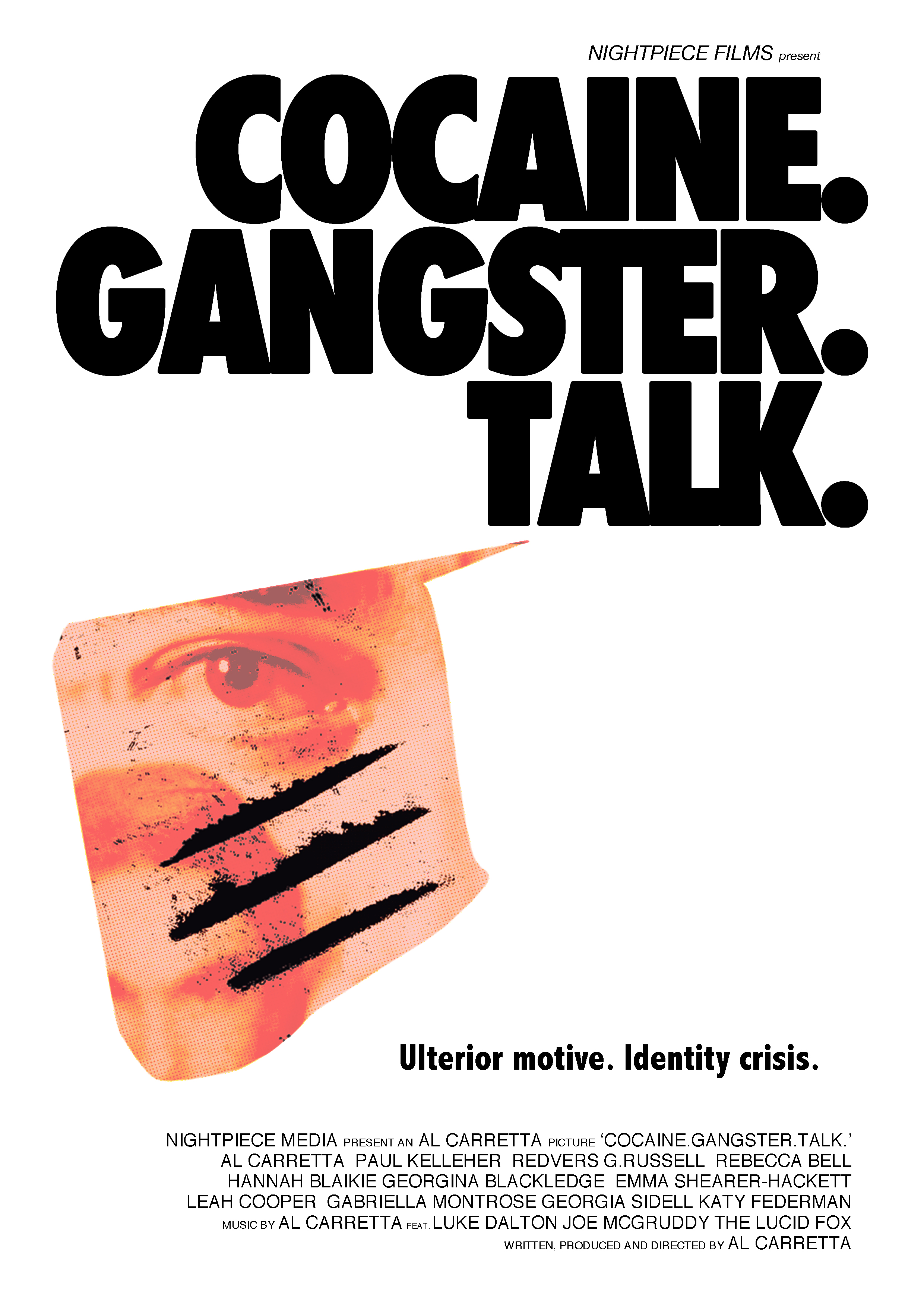 Cocaine. Gangster. Talk. постер
