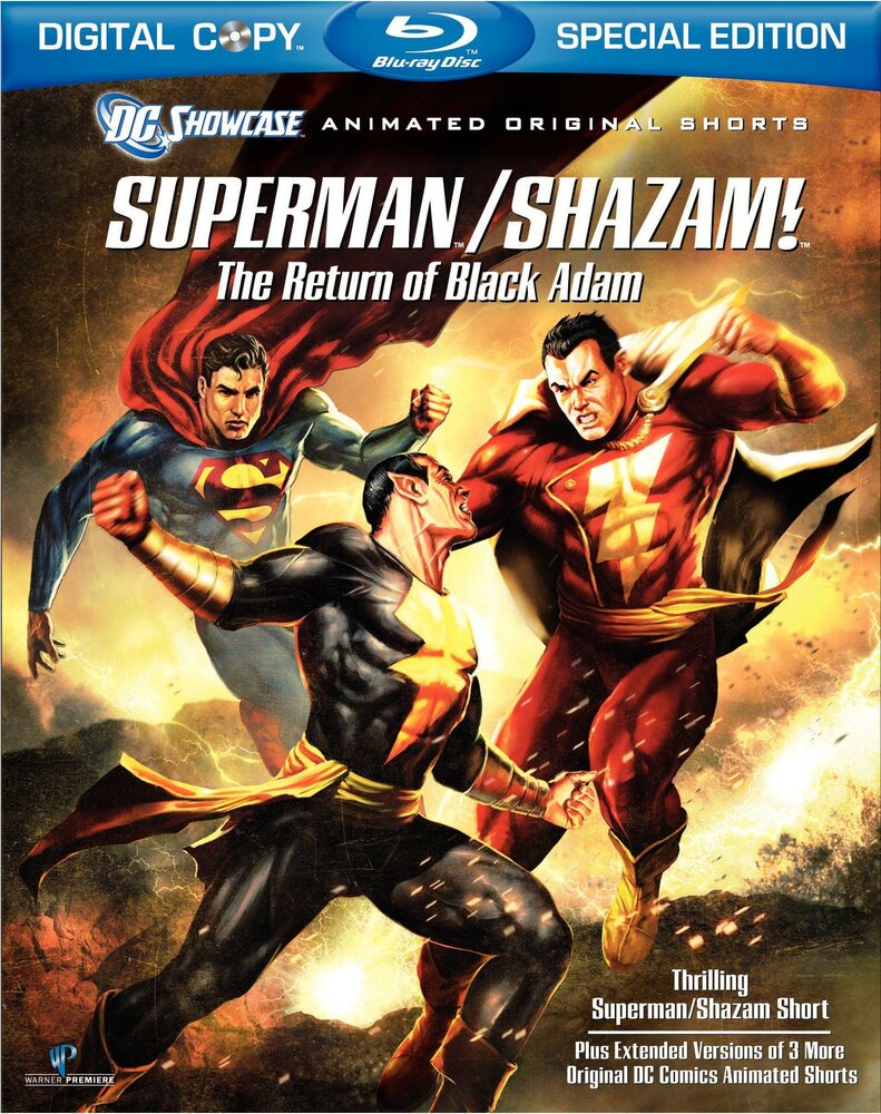 Витрина DC: Супермен/Шазам! – Возвращение черного Адама (2010) постер